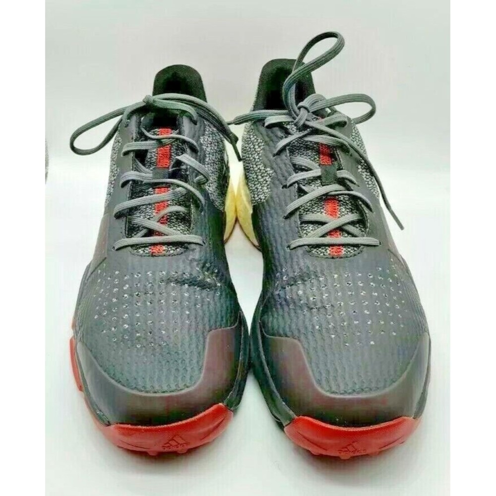 ADIDAS Adipower Sport Boost 3 Grey/Red Sz 11.5 M Men Hybrid Spikeless Golf Shoes